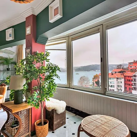 Dreamy Flat With Bosphorus View In Rumeli Hisari Apartment Istanbul